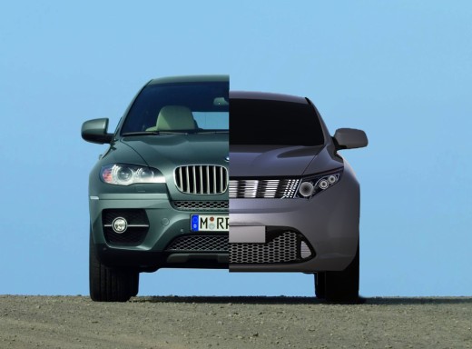 Кроссовер Прохорова и BMW X6 лицом к лицу