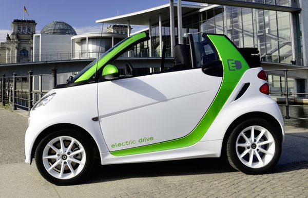 Электромобиль Smart от немецких производителей  -  это новое слово в этой области
